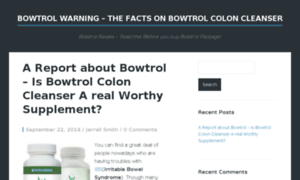Bowtrolwarning.org thumbnail