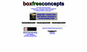 Boxfreeconcepts.com thumbnail