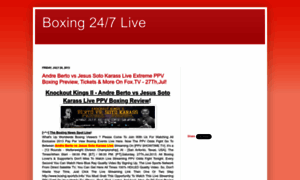 Boxing24-7live.blogspot.com thumbnail