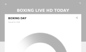 Boxinglivehdtoday.blogspot.com thumbnail