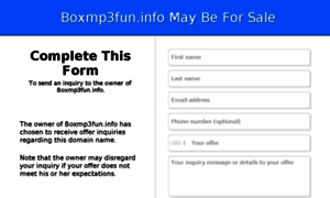 Boxmp3fun.info thumbnail