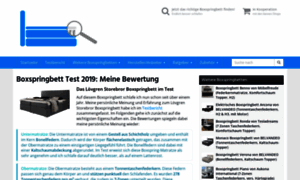 Boxspringbett-tests.org thumbnail