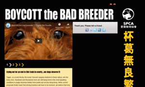 Boycottbadbreeder.com thumbnail