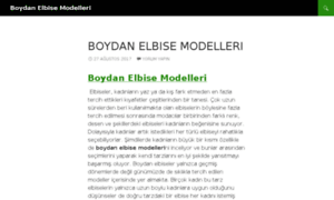 Boydanelbisemodelleri.com thumbnail