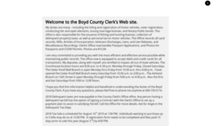 Boydcountyclerk.com thumbnail