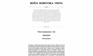 Bozjarobovskavrsta.wordpress.com thumbnail