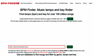 Bpm-finder.com thumbnail