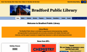 Bradfordvtlibrary.org thumbnail