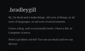 Bradleygill.com thumbnail