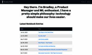Bradleyrobb.net thumbnail