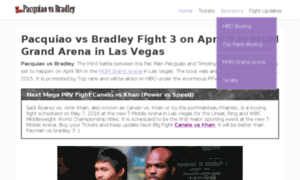 Bradleyvspacquiao.net thumbnail