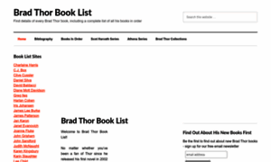 Bradthorbooklist.com thumbnail