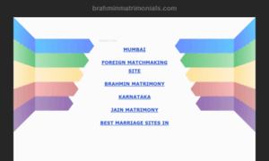 Brahminmatrimonials.com thumbnail