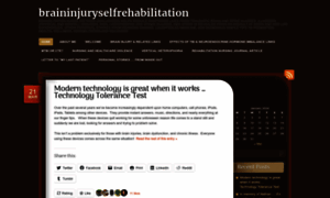 Braininjuryselfrehabilitation.com thumbnail
