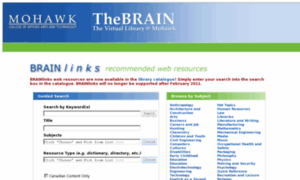 Brainlinks.mohawkcollege.ca thumbnail