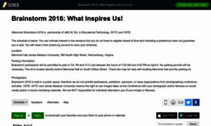 Brainstorm2016whatinspires.sched.org thumbnail