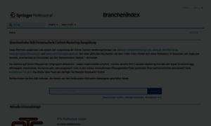 Branchenindex.springerprofessional.de thumbnail