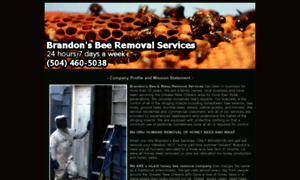 Brandonsbeeservices.com thumbnail