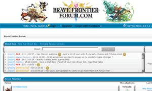 Bravefrontier-forum.com thumbnail