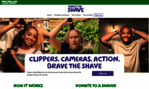 Bravetheshave.macmillan.org.uk thumbnail