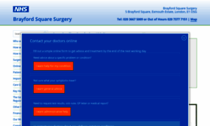 Brayfordsquaresurgery.nhs.uk thumbnail