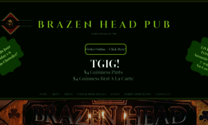 Brazenheadpub.com thumbnail