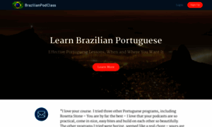 Brazilianpodclass-learn-portuguese.teachable.com thumbnail