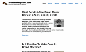 Breadmakerguides.com thumbnail