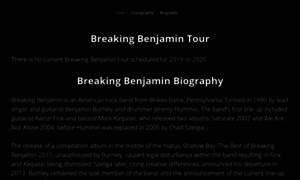 Breakingbenjaminconcerts.com thumbnail