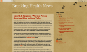 Breakinghealthnews13.blogspot.com thumbnail