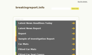 Breakingreport.info thumbnail