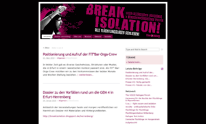 Breakisolation.blogsport.de thumbnail