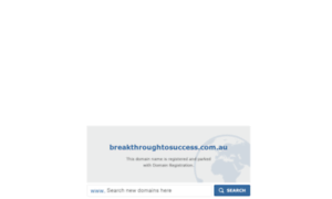 Breakthroughtosuccess.com.au thumbnail