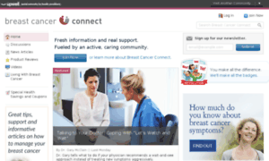 Breastcancerconnect.com thumbnail
