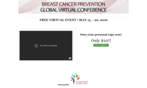 Breastcancerpreventionconference.com thumbnail