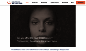 Breastcancersupportfund.ca thumbnail