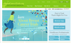 Breastcancertrials.org thumbnail