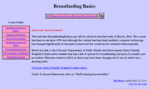 Breastfeedingbasics.org thumbnail