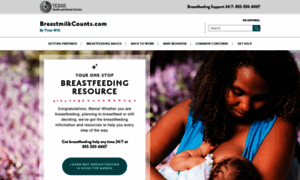 Breastmilkcounts.com thumbnail