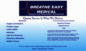 Breatheeasymedical.com thumbnail
