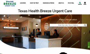 Breezeurgentcare.texashealth.org thumbnail