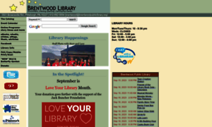 Brentwoodpubliclibrary.org thumbnail