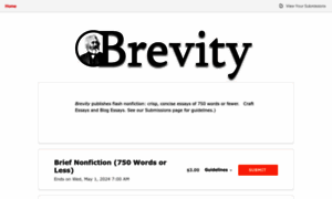 Brevity.submittable.com thumbnail