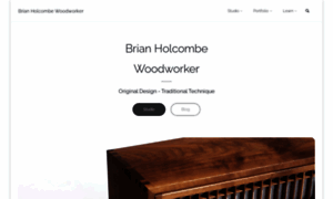 Brianholcombewoodworker.com thumbnail