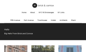 Brickandcornice.com thumbnail