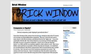 Brickwindow.wordpress.com thumbnail