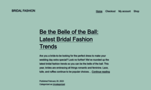 Bridalfashiontrend.com thumbnail