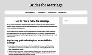 Bridesformarriage.net thumbnail