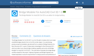 Bridge-modeler-for-autocad-civil-3d.software.informer.com thumbnail