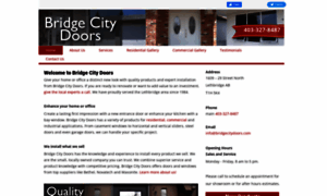 Bridgecitydoors.com thumbnail